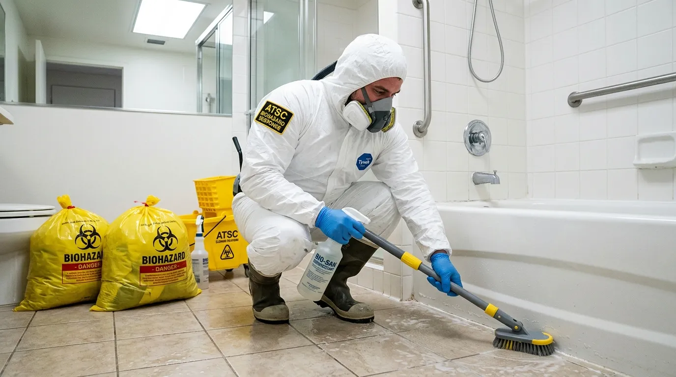 Decontamination equipment deployed for Blood Cleanup in Kulpsville